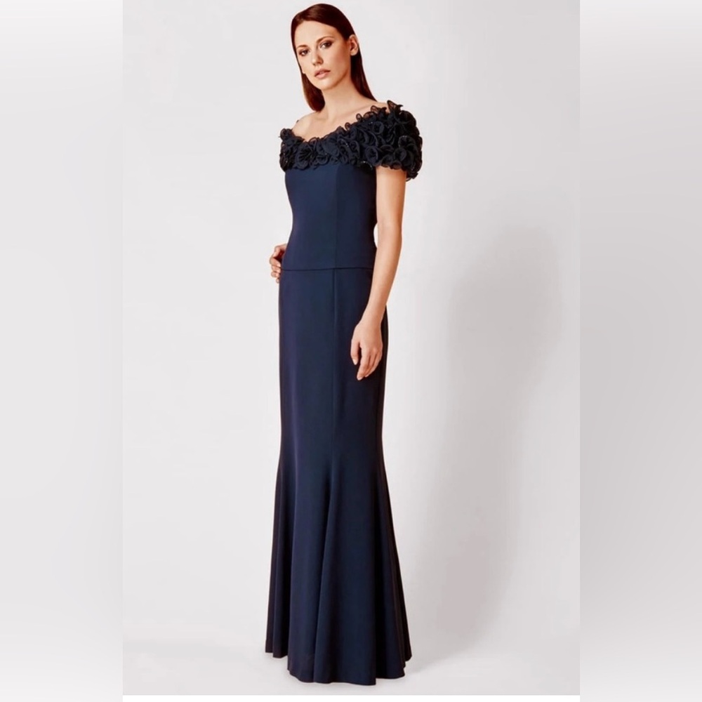 Daymor Couture Alexandar Style Dress with Shaw